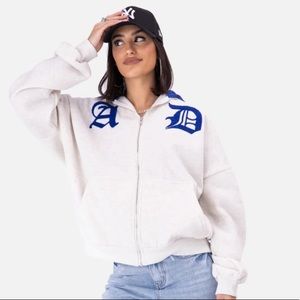 Adika oversized zip hoodie